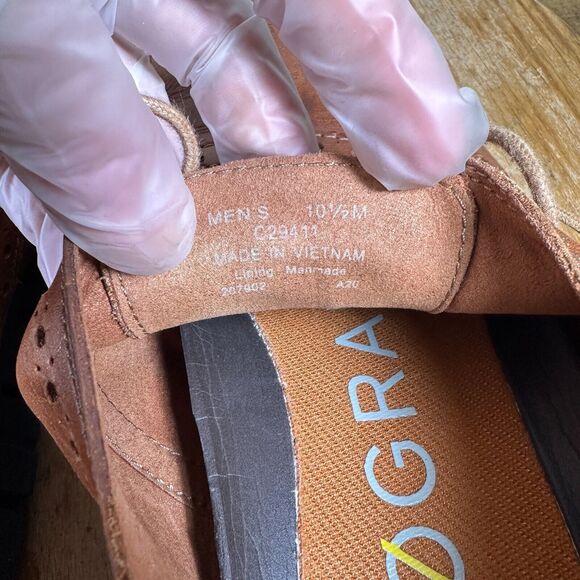 Cole Haan Zerogrand Wingtip Oxford Shoes Brown Leather Men\'s‎ 10.5 M C29411 main image 8